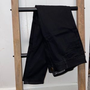 Super Super Stretch Black Jeggings | American Eagle | Size: 12 SHORT US